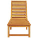 Ligstoel Bruin 202 x 53 x 89 cm Massief Acaciahout