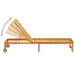 Ligstoel Bruin 202 x 53 x 89 cm Massief Acaciahout