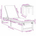 Ligstoel Bruin 202 x 53 x 89 cm Massief Acaciahout