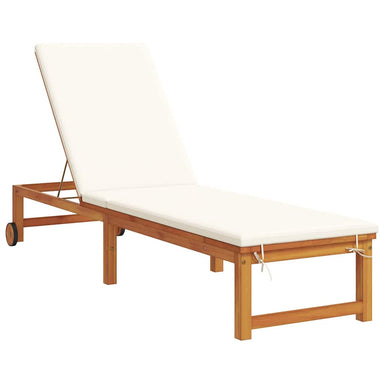 Ligstoel Bruin 202 x 53 x 89 cm Massief Acaciahout
