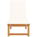 Ligstoel Bruin 202 x 53 x 89 cm Massief Acaciahout