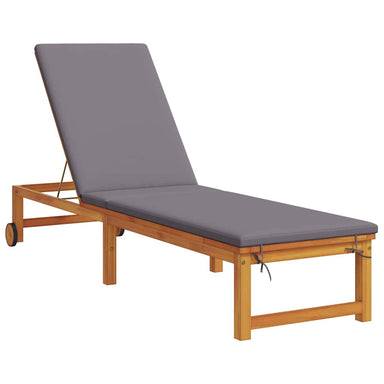 Ligstoel Bruin 202 x 53 x 89 cm Massief Acaciahout