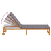 Ligstoel Bruin 202 x 53 x 89 cm Massief Acaciahout