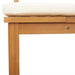 Ligstoel Olie naturel 200 x 57 x 75cm Massief acaciahout