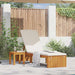 Ligstoel Olie naturel 200 x 55 x 94 cm Massief acaciahout