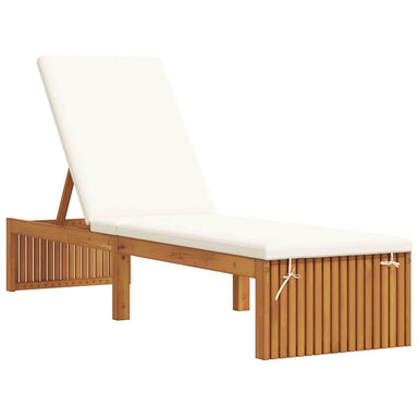 Ligstoel Olie naturel 200 x 55 x 94 cm Massief acaciahout