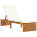 Ligstoel Olie naturel 200 x 55 x 94 cm Massief acaciahout
