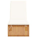 Ligstoel Olie naturel 200 x 55 x 94 cm Massief acaciahout