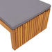 Ligstoel Olie naturel 200 x 55 x 94 cm Massief acaciahout