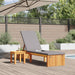 Ligstoel Olie naturel 200 x 55 x 94 cm Massief acaciahout
