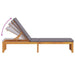 Ligstoel Olie naturel 200 x 55 x 94 cm Massief acaciahout