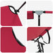 Opvouwbare zonnebed Rood 190 x 57 x 81 cm oxford