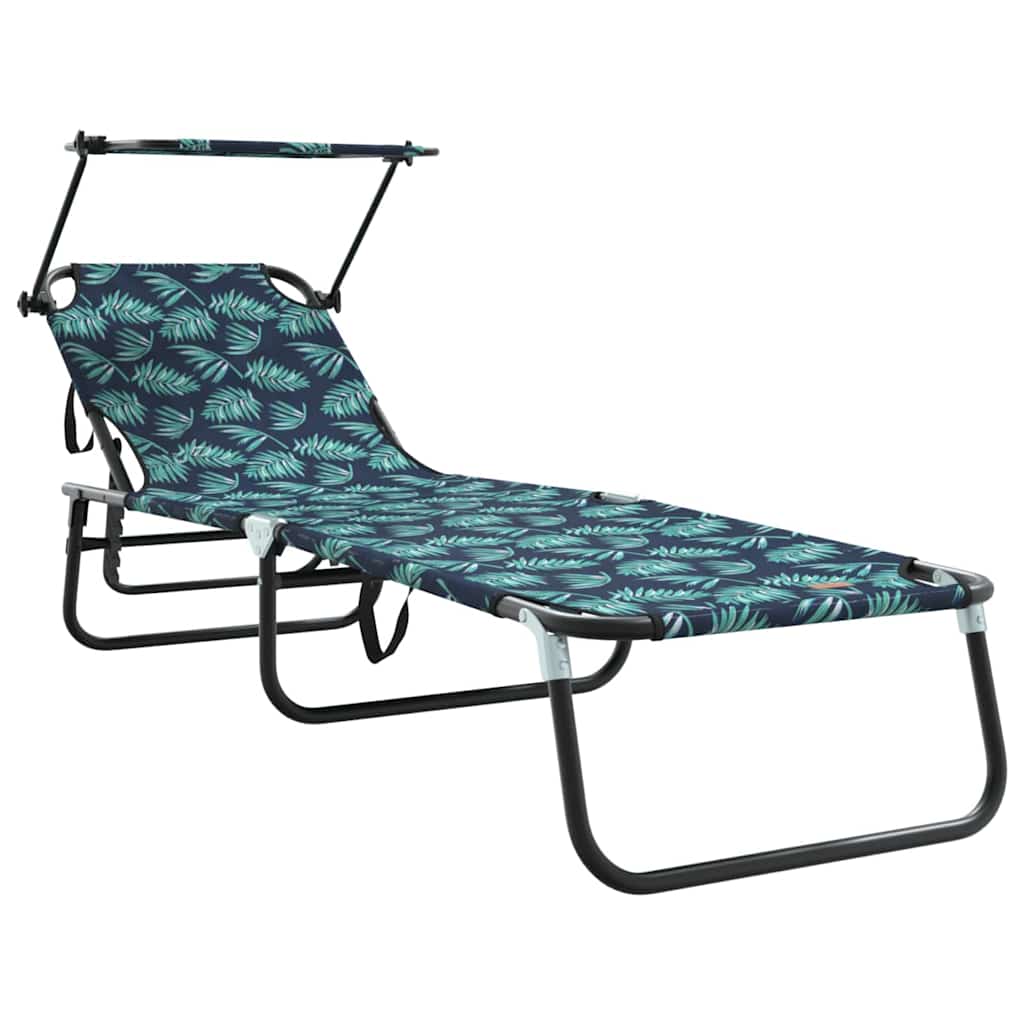 Opvouwbare zonnebed Multikleur 190 x 57 x 81 cm oxford