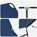 Opvouwbare zonnebed Blauw 188 x 57 x 86,5 cm Polyester