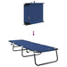 Opvouwbare zonnebed Blauw 188 x 57 x 86,5 cm Polyester
