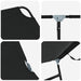 Opvouwbare zonnebed Zwart 188 x 57 x 86,5 cm Polyester