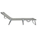 Opvouwbare zonnebed Grijs 188 x 57 x 86,5 cm Polyester