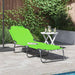 Opvouwbare zonnebed Groen 188 x 57 x 86,5 cm Polyester