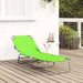 Opvouwbare zonnebed Groen 188 x 57 x 86,5 cm Polyester