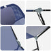 Opvouwbare zonnebed Marineblauw 182 x 55 x 85,5 cm Textileen