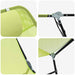 Opvouwbare zonnebed Groen 182 x 55 x 85,5 cm Textileen