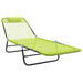 Opvouwbare zonnebed Groen 182 x 55 x 85,5 cm Textileen