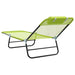 Opvouwbare zonnebed Groen 182 x 55 x 85,5 cm Textileen