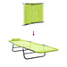 Opvouwbare zonnebed Groen 182 x 55 x 85,5 cm Textileen