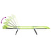 Opvouwbare zonnebed Groen 182 x 55 x 85,5 cm Textileen