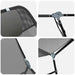 Opvouwbare zonnebed Grijs 182 x 55 x 85,5 cm Textileen
