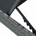 Ligstoel Grijs 200.5 x 70 x 75 cm poly rattan