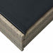 Ligstoel Beige 200.5 x 70 x 75 cm poly rattan