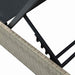 Ligstoel Beige 200.5 x 70 x 75 cm poly rattan