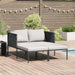 Ligstoel Antraciet 153 x 115 x 69.5 cm Gepoedercoat staal