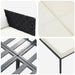Ligstoel Antraciet 153 x 115 x 69.5 cm Gepoedercoat staal