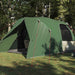 Dome Tent 4-Person met dak met opslag Groen 455 x 252 x 178 cm