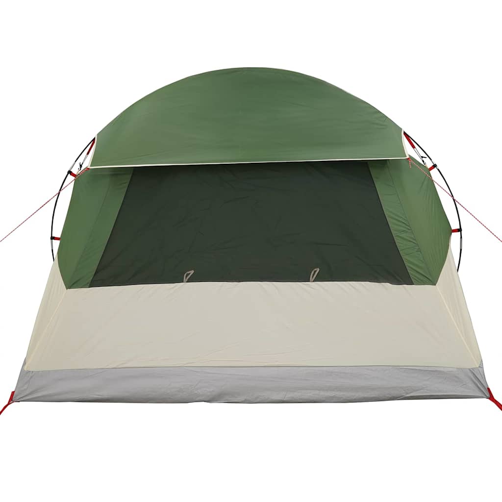 Dome Tent 4-Person met dak met opslag Groen 455 x 252 x 178 cm