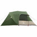 Dome Tent 4-Person met dak met opslag Groen 455 x 252 x 178 cm