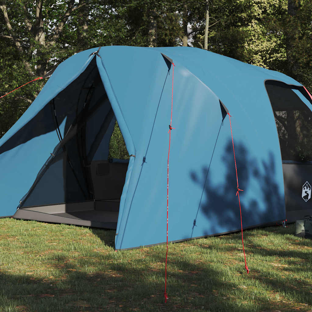 Dome Tent 6-Person met dak met opslag Blauw 500 x 314 x 206 cm