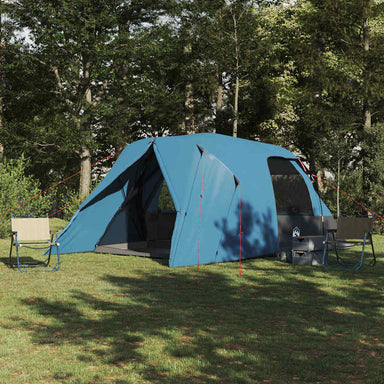 Dome Tent 6-Person met dak met opslag Blauw 500 x 314 x 206 cm