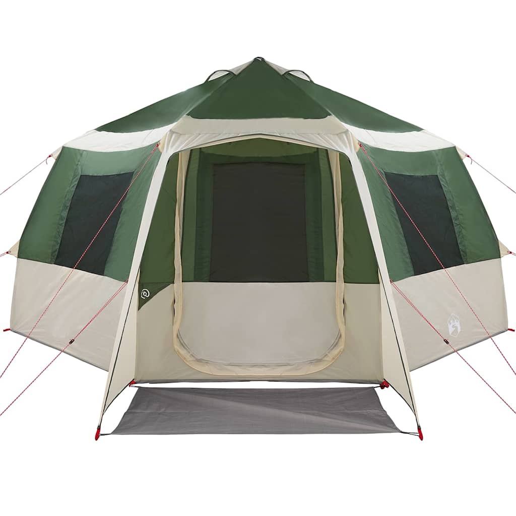 Cabin Tent 12-Person 10-persoons Groen en Wit