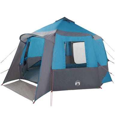 Cabin Tent 12-Person 10-persoons Blauw en Grijs