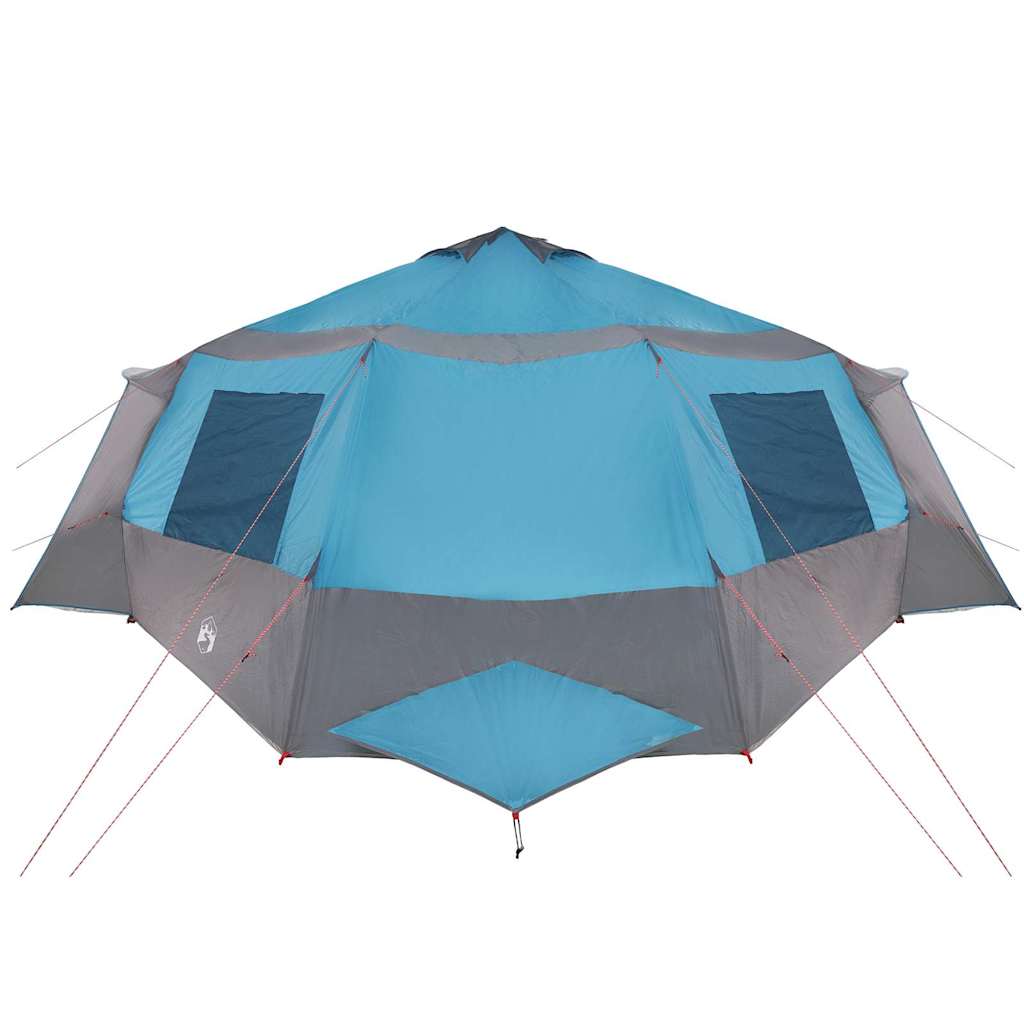 Cabin Tent 12-Person 10-persoons Blauw en Grijs