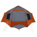 Cabin Tent 12-Person 10-persoons Grijs en Oranje