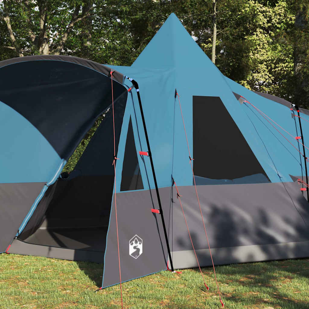 Teepee Tent 8-Persoon 8-persoons Blauw