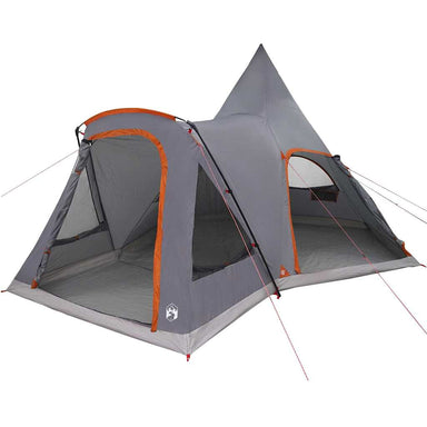 Teepee Tent 5-Person 5-persoons Grijs en Oranje