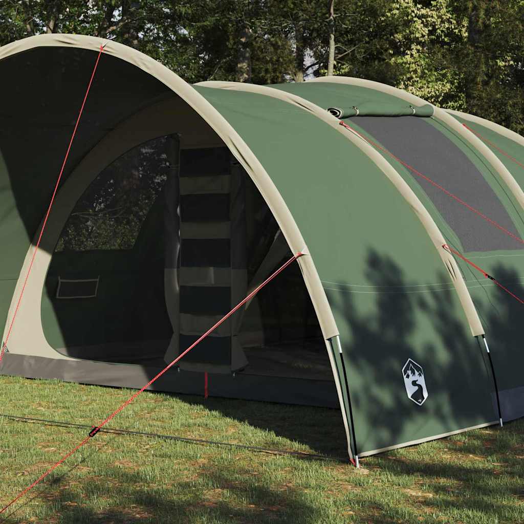 Tunnel Tent 8-Person met dak Groen 710 x 460 x 245 cm