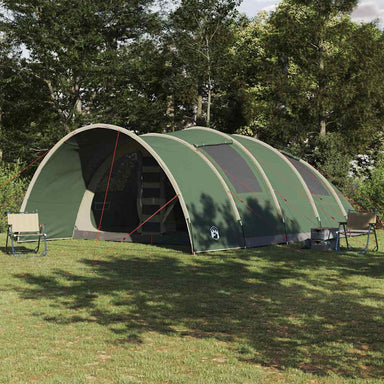 Tunnel Tent 8-Person met dak Groen 710 x 460 x 245 cm