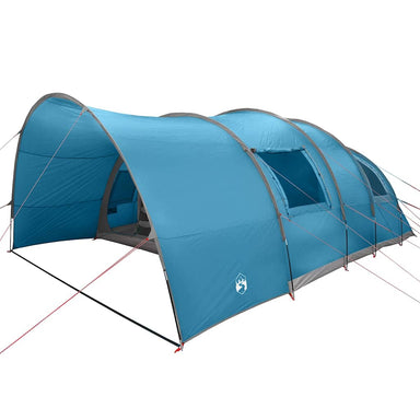 Tunnel Tent 8-Person met dak Blauw 710 x 460 x 245 cm