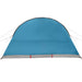 Tunnel Tent 8-Person met dak Blauw 710 x 460 x 245 cm